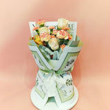 Garden Mint Carnation Rose Bouquet