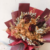 Flaming Heart Dry Flower Bouquet