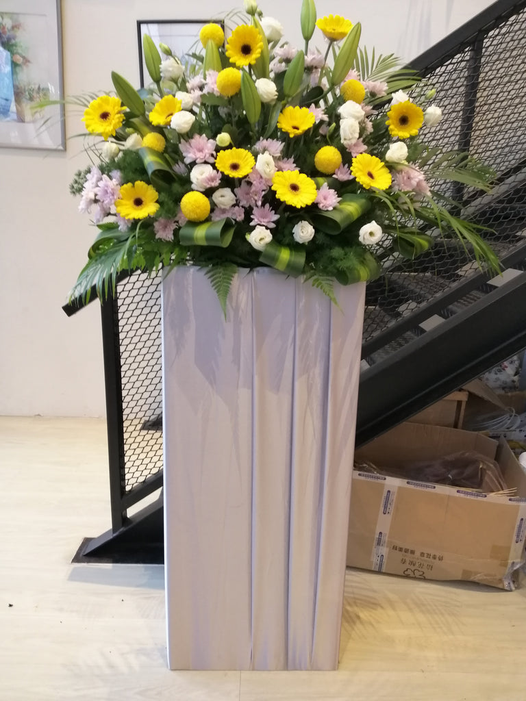 Angel in the Sky Condolences Flower Stand