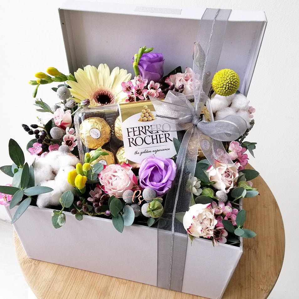 Thank you Ferrero Rocher Flower Box