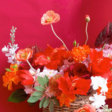 Basket of Good Wishes Artificial Flower Arrangement