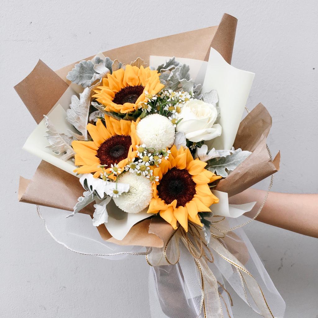 I Love You x 3 times Sunflower Bouquet