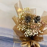 Baby Breath Pine Christmas Bouquet