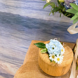 Hydrangea and Love Bridal Bouquet & Boutonnière Set