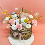Beryl’s Chocolate & Cookies Fresh Flower Basket