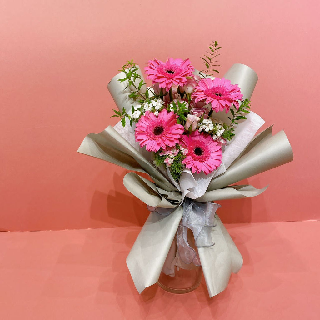 Punk Sweetness Gerbera Fresh Bouquet