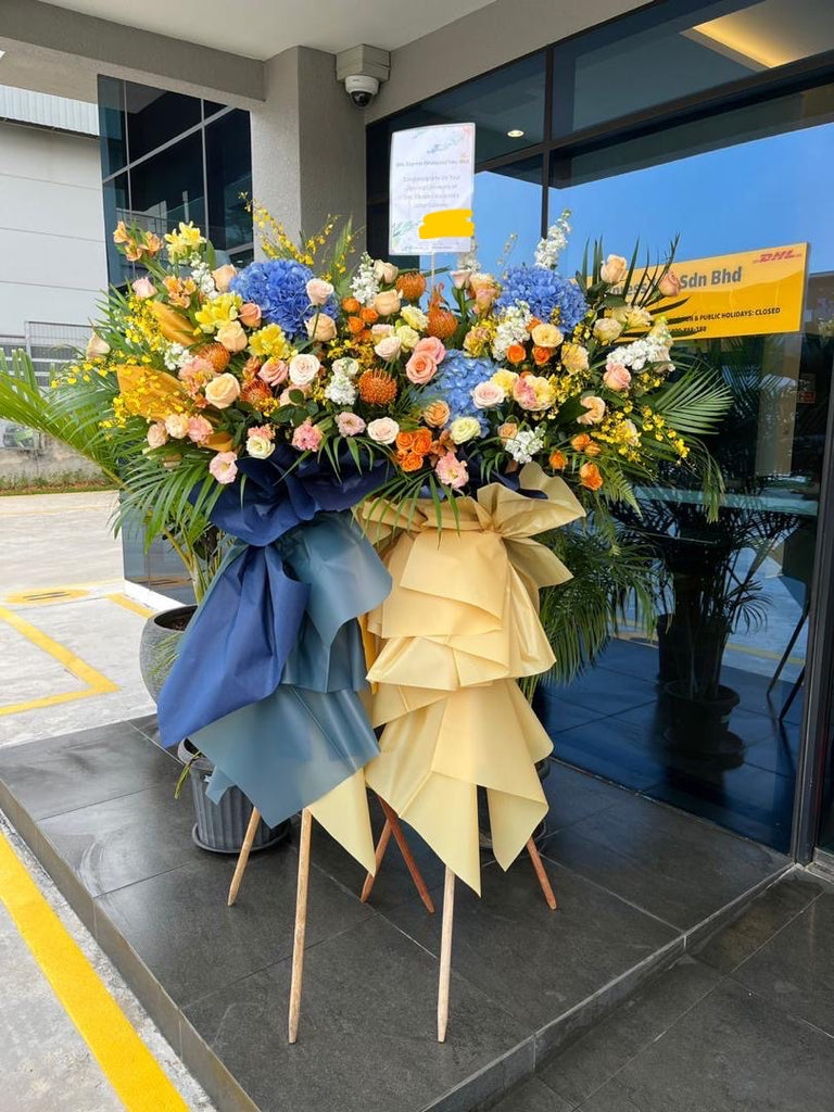 Double Joyfully Congratulatory Flower Stand