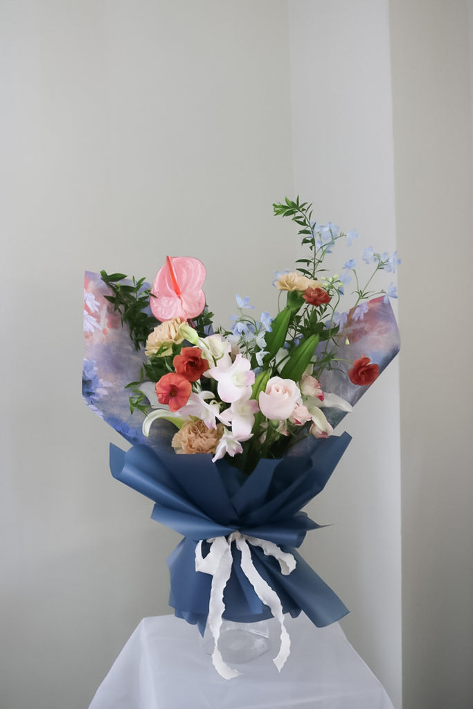 Garden Beauty of Nature Fresh Bouquet (Blue)