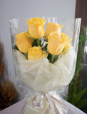 Passionate Blooms Fresh Yellow Rose Bouquet