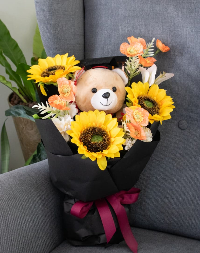 Artificial Graduation Flower Bouquet