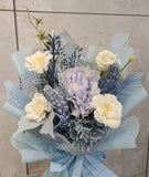 Peaceful Grove Blue Artificial Bouquet