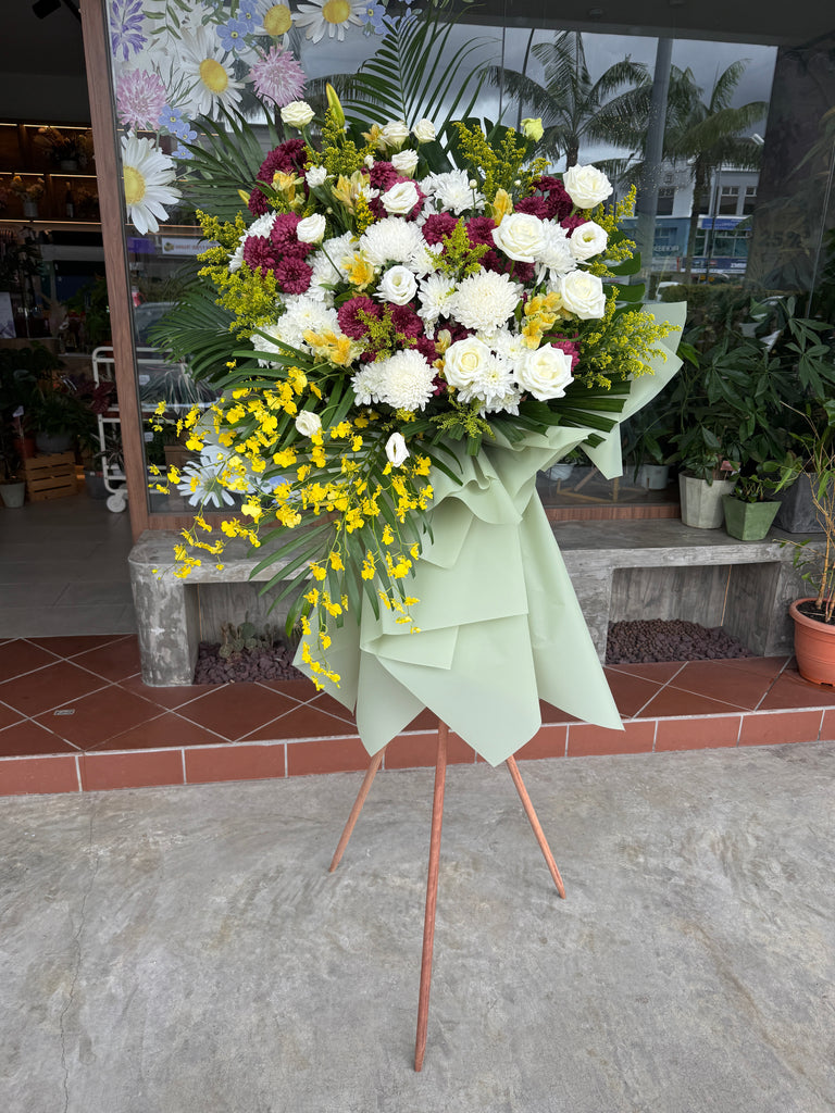 Peace and Strength Condolences Flower Stand