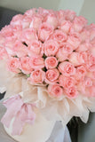 Huggy Box with 99 Fresh Roses