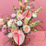 Festive Mood Fresh Flower Basket