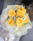 Free Thinker Fresh Yellow Rose Bouquet