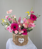 Full Bloom Fresh Flower Basket