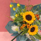 Yellow Cheer Up Sunflower Bouquet