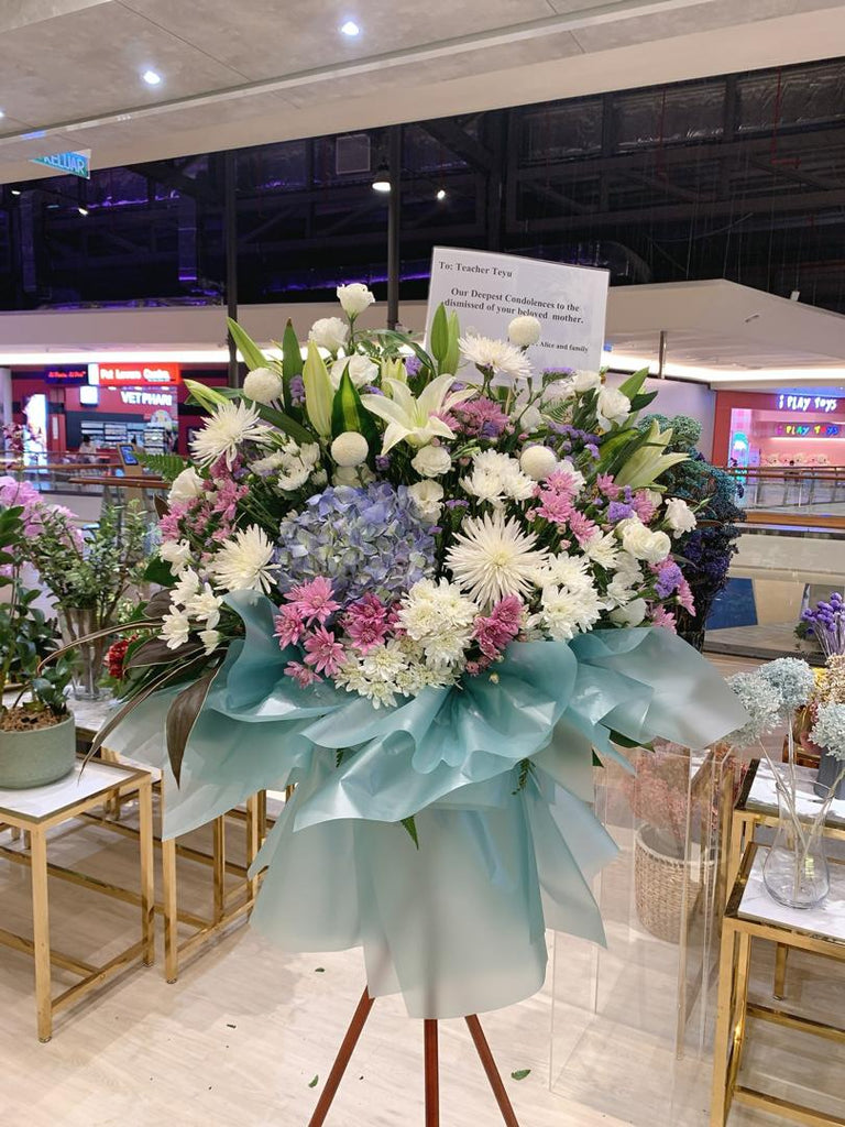 Be with you Condolences Flower Stand