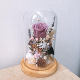Only Love Premium Preserved Flower Dome (Red, Pink, Blue, White, Purple)