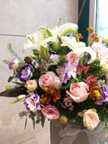 Appreciative Imported Flower Basket