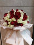 Mix Red & Pink/White 99 roses