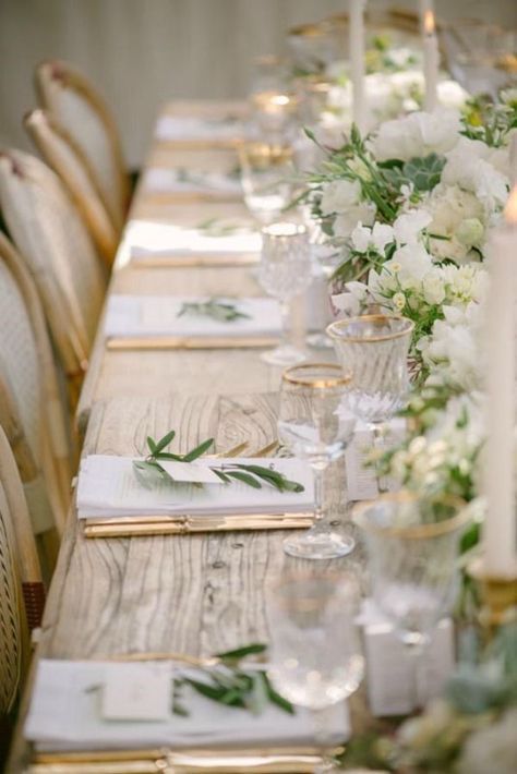 Wedding Banquet Decor Package - Long Table Setup