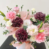 Mum Love Fresh Carnation Flower Box