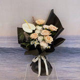 Love Bonds Coral Rose Bouquet (Size S & M)