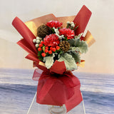 Red Blessings Christmas Bouquet