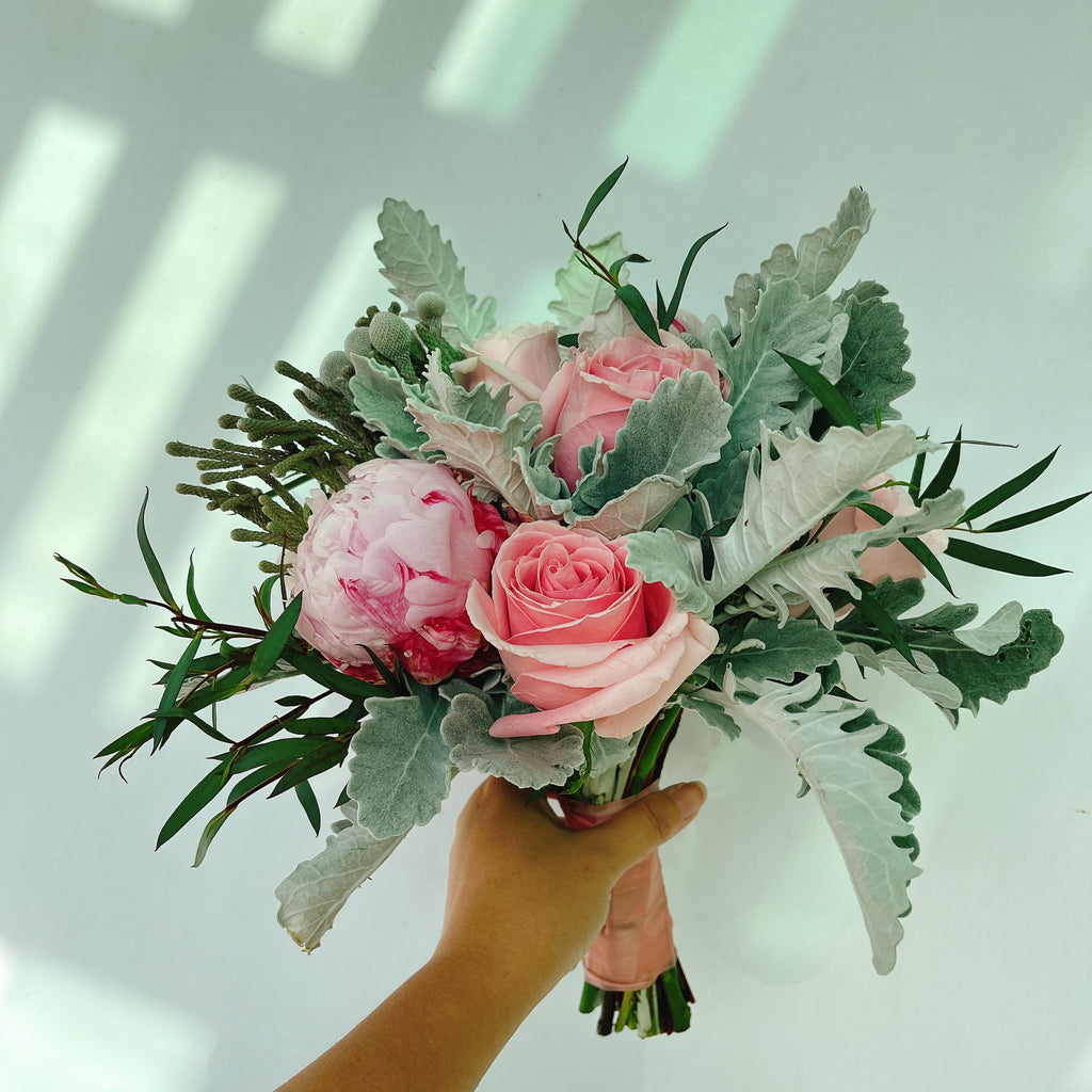 Peonies Rose Bridal Bouquet