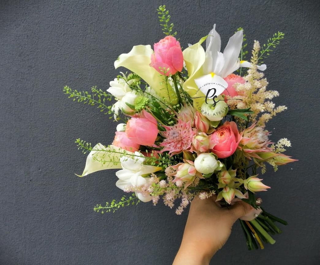 Korean Pastel Bridal Bouquet